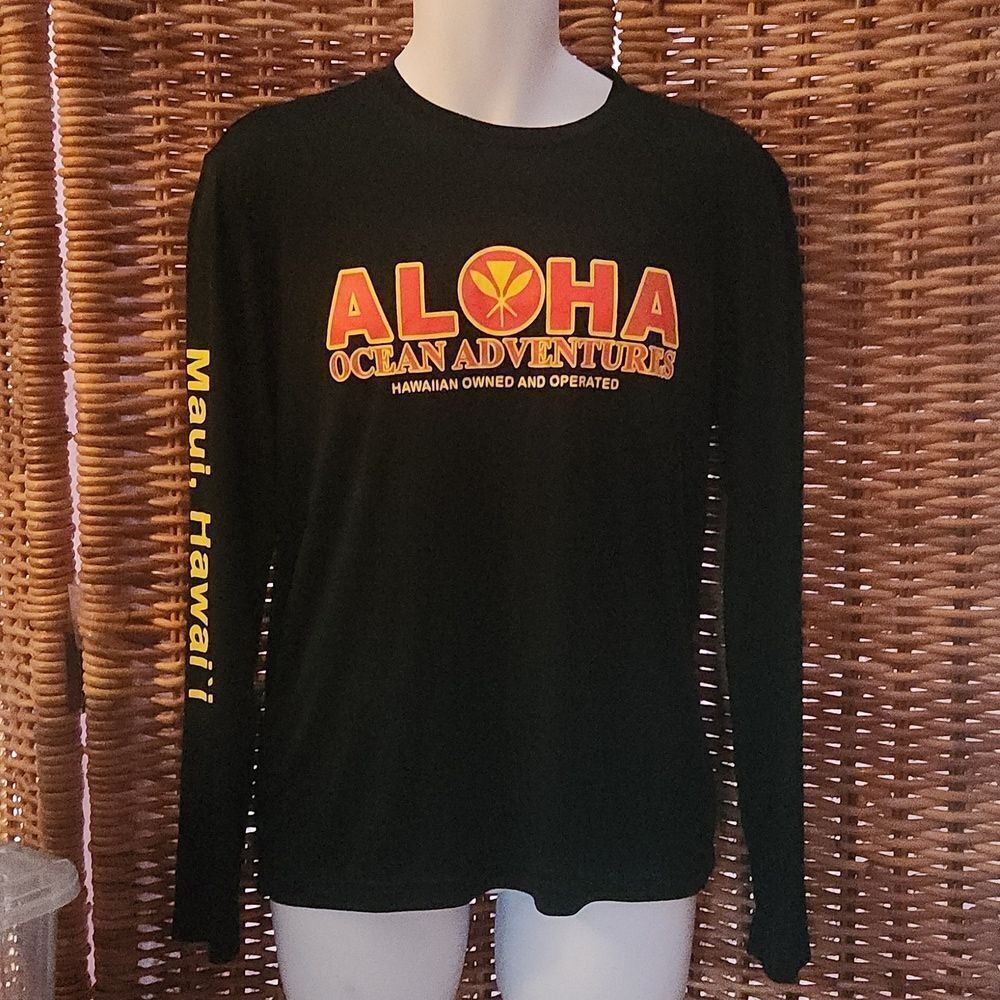 Aloha Ocean Adventures Rash Guard Maui Hawaii S